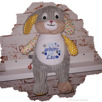 Kuschelhase personalisieren lassen